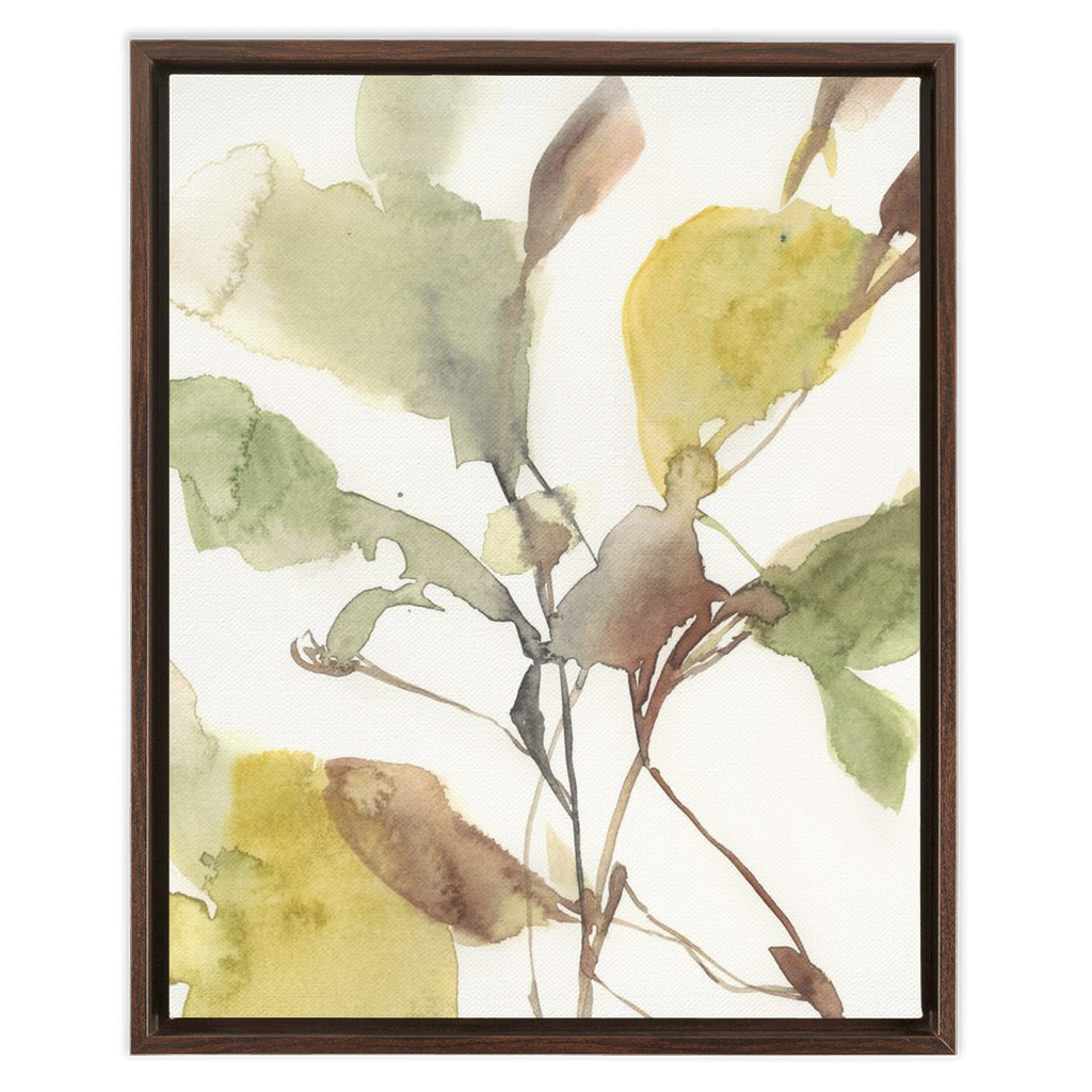 Ebbing Leaves II Canvas