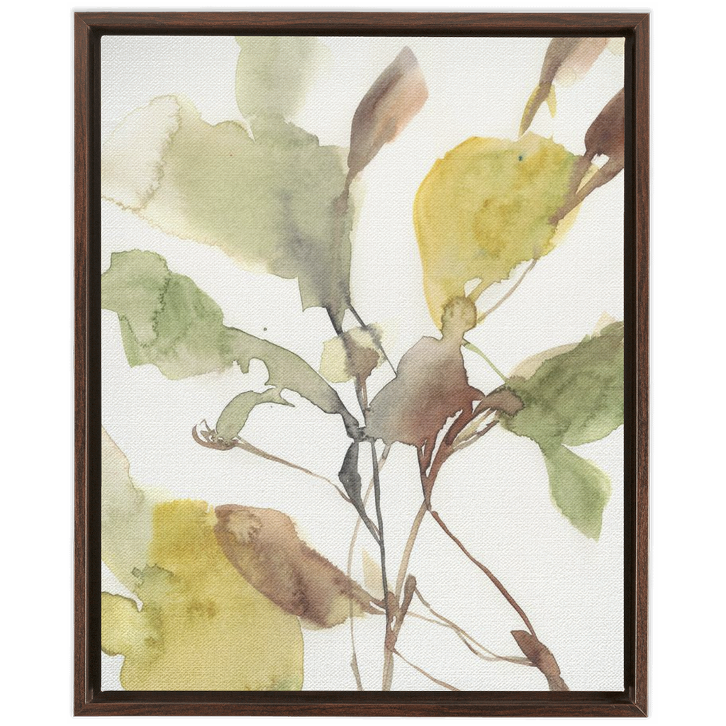 Ebbing Leaves II Canvas