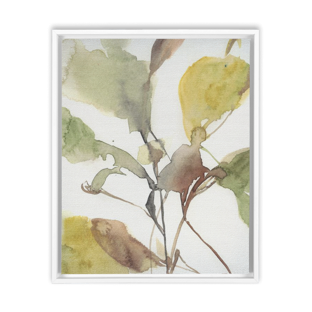 Ebbing Leaves II Canvas