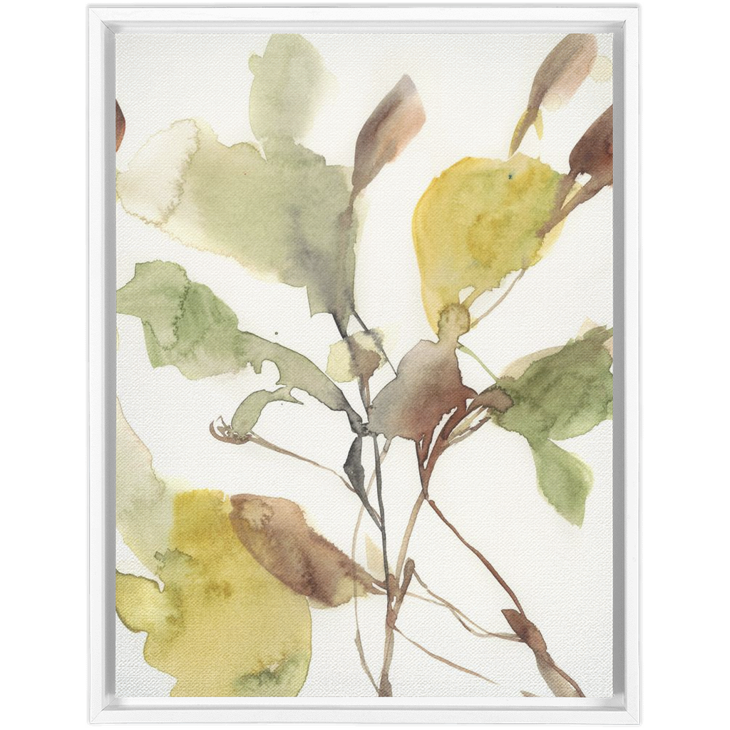 Ebbing Leaves II Canvas