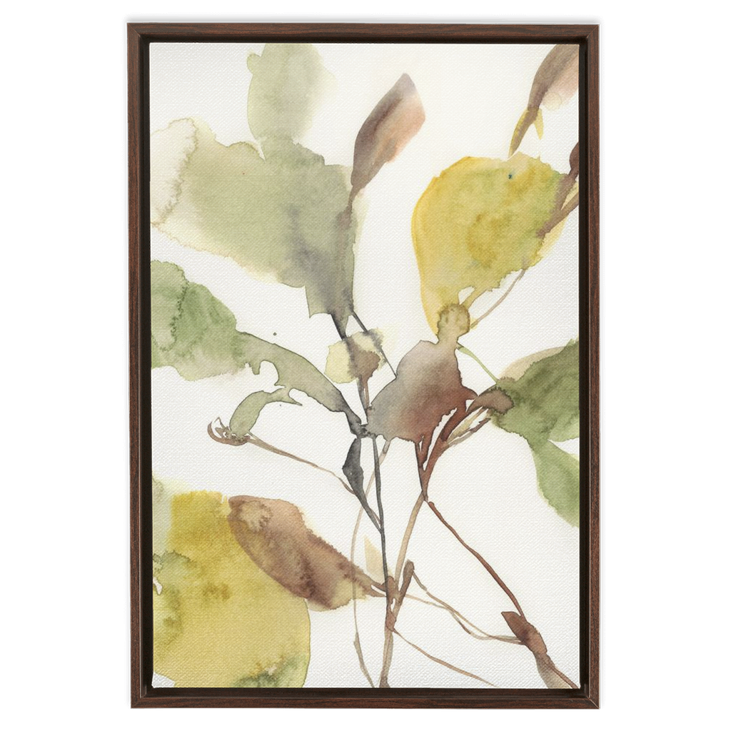 Ebbing Leaves II Canvas
