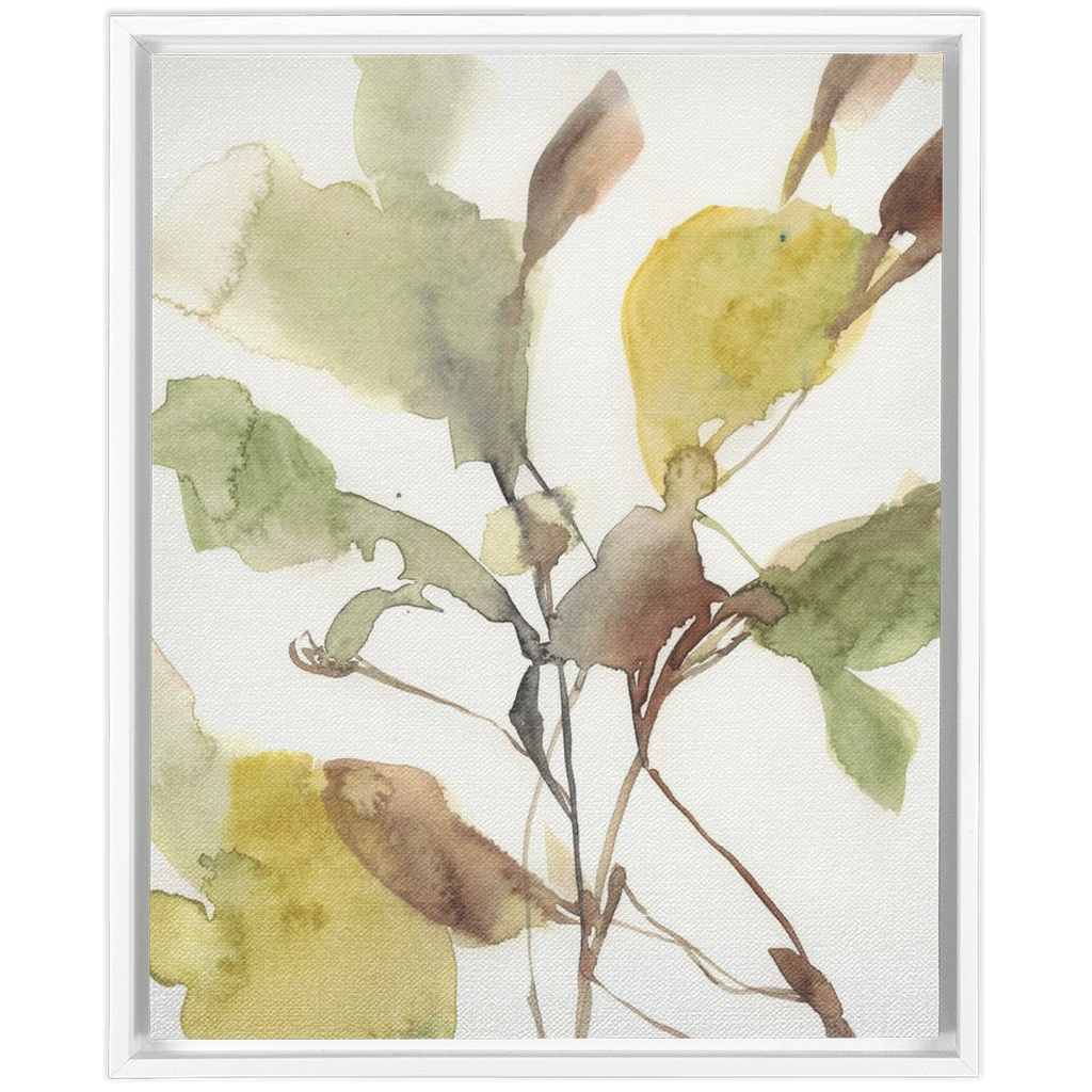 Ebbing Leaves II Canvas