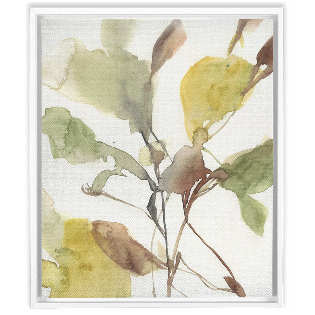 Ebbing Leaves II Canvas