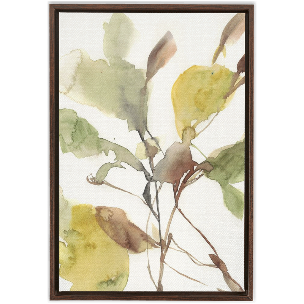 Ebbing Leaves II Canvas