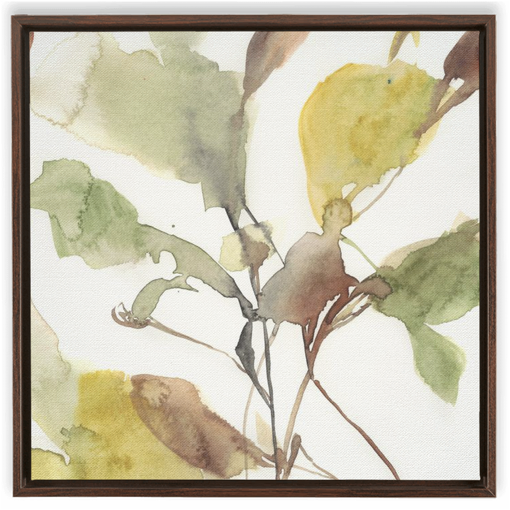 Ebbing Leaves II Canvas