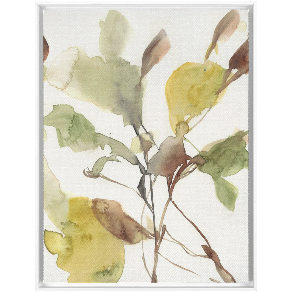 Ebbing Leaves II Canvas