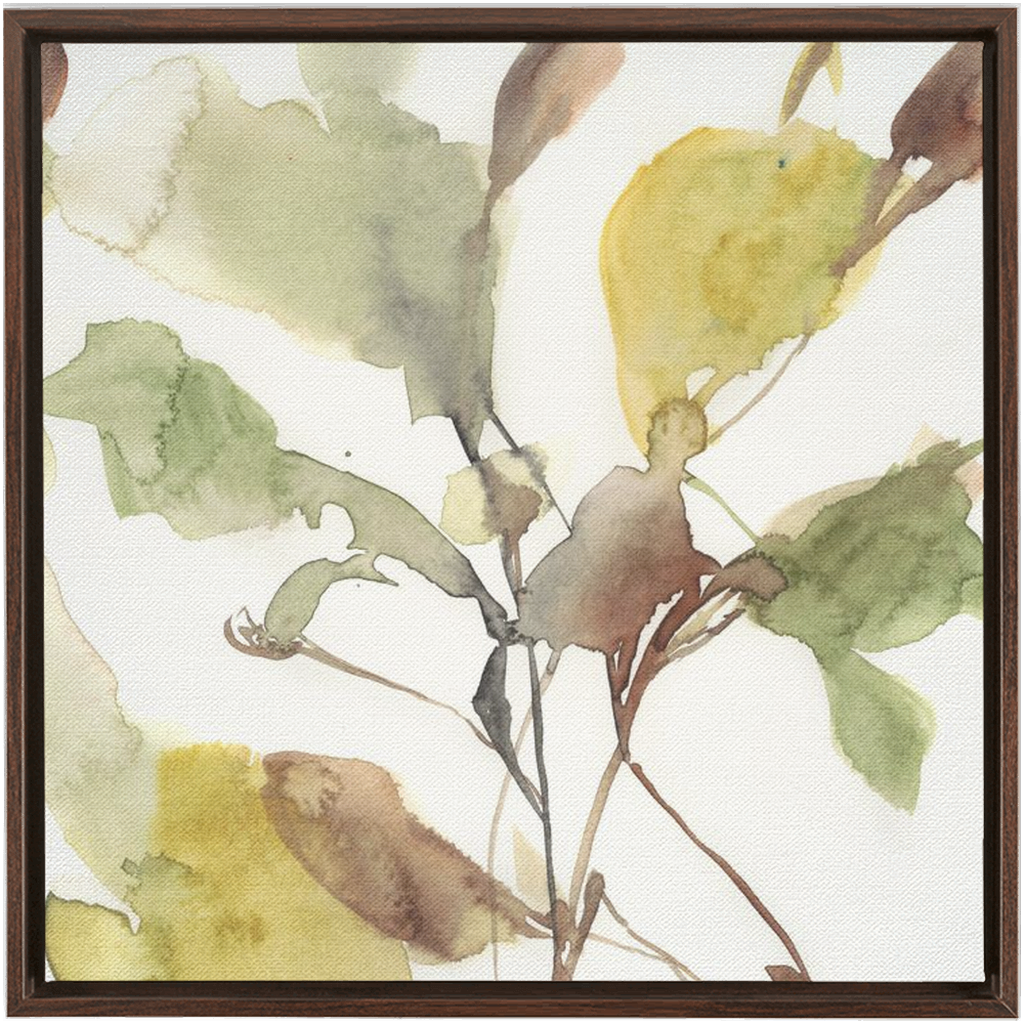 Ebbing Leaves II Canvas