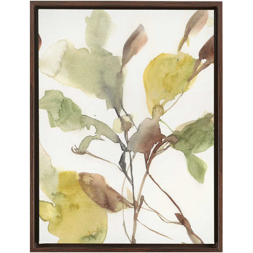 Ebbing Leaves II Canvas