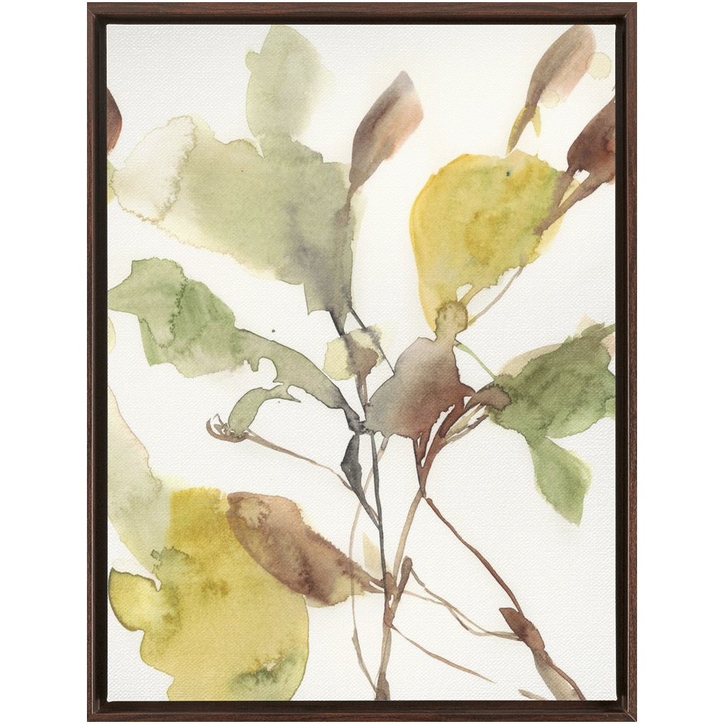 Ebbing Leaves II Canvas