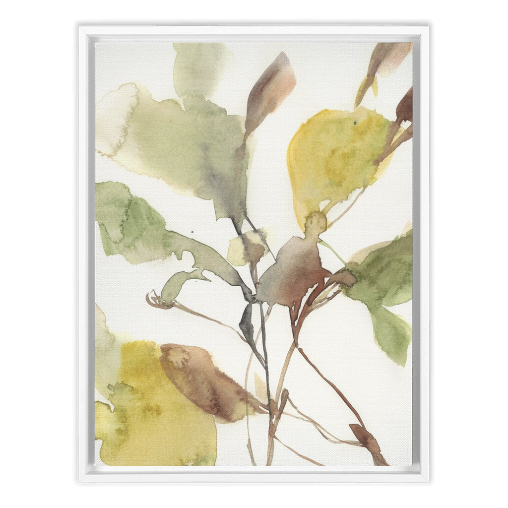 Ebbing Leaves II Canvas