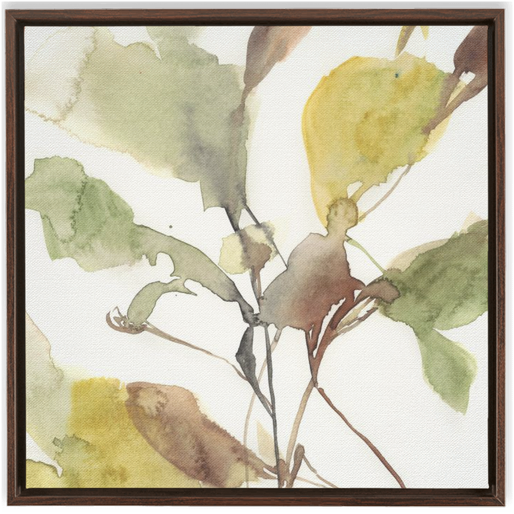 Ebbing Leaves II Canvas