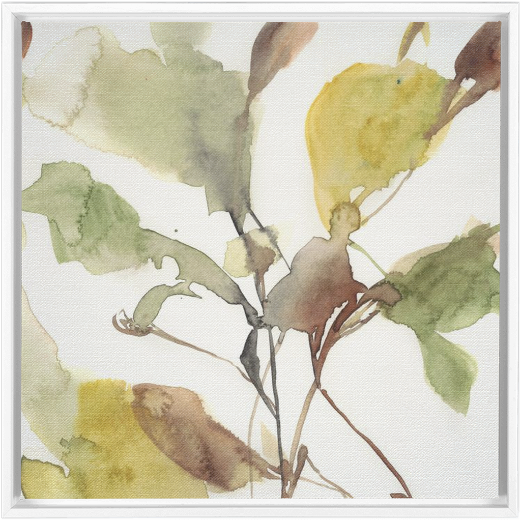Ebbing Leaves II Canvas