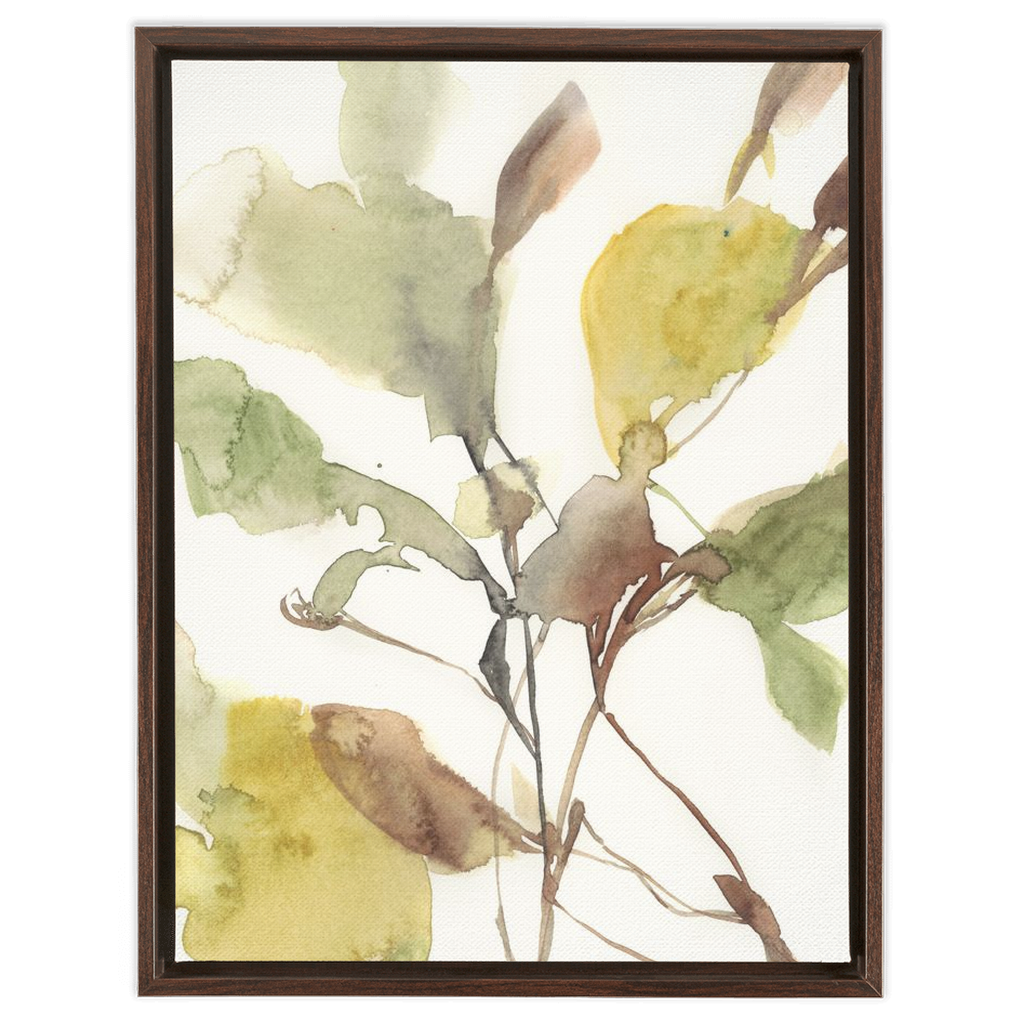 Ebbing Leaves II Canvas