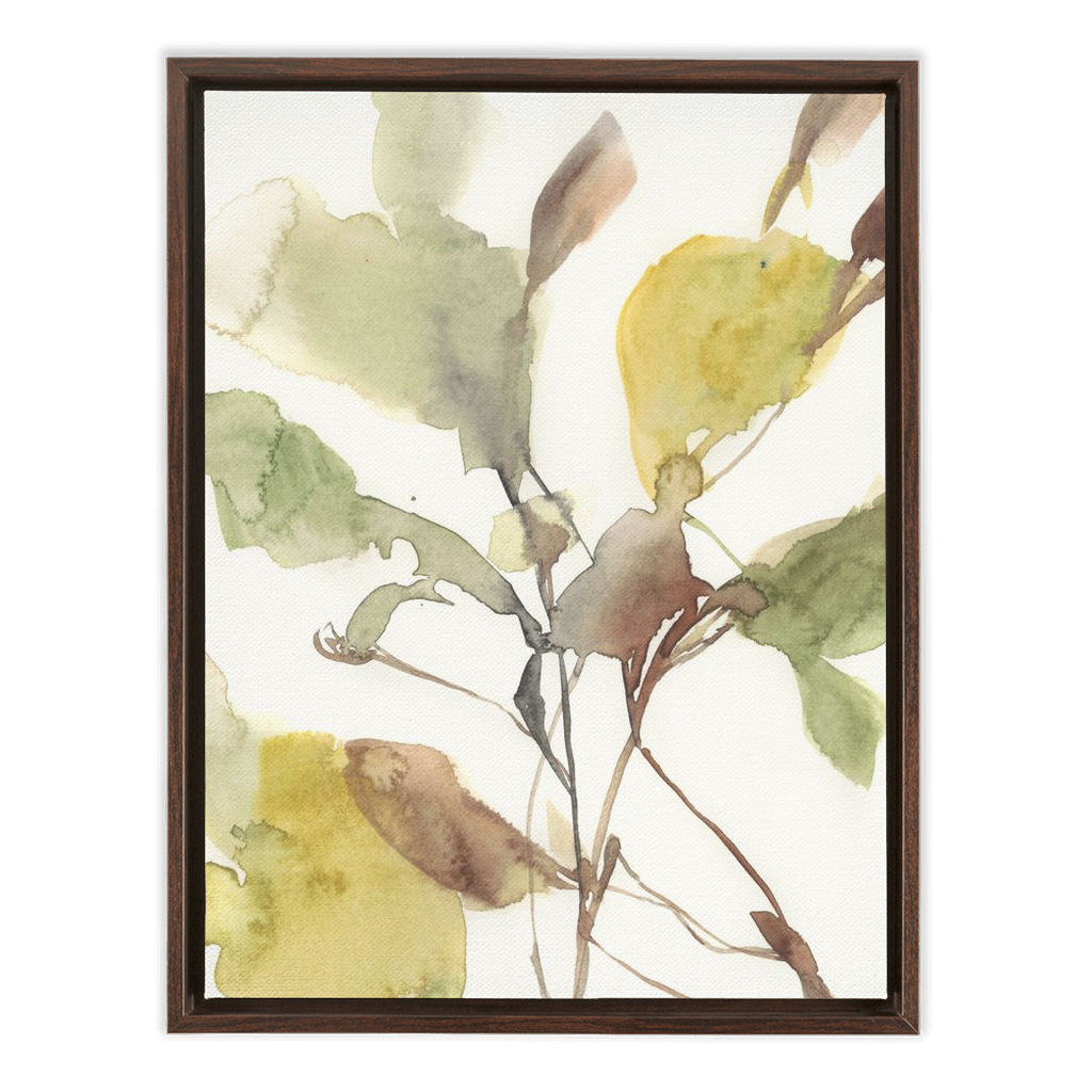 Ebbing Leaves II Canvas