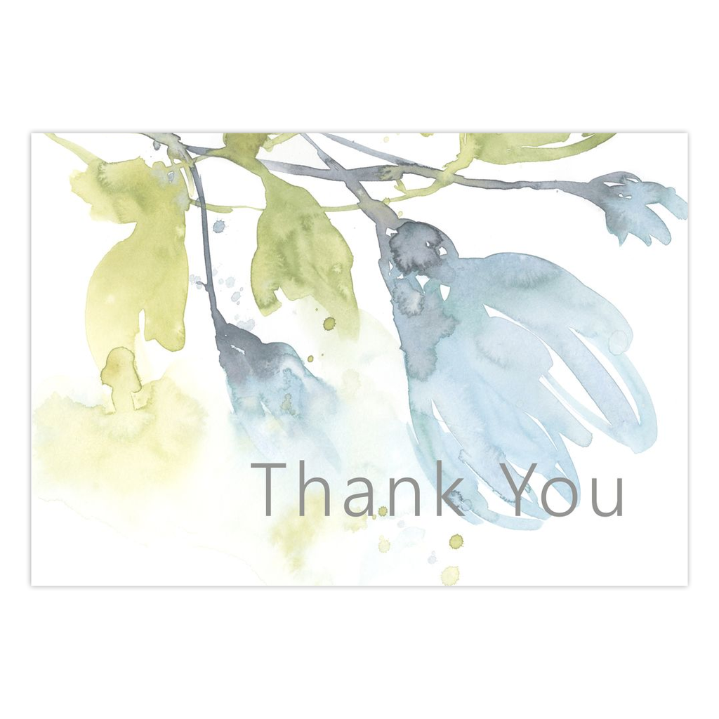 Cerulean Splash Thank You Card Sets