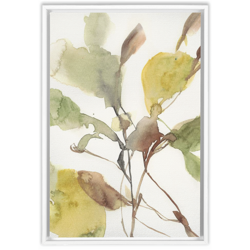 Ebbing Leaves II Canvas