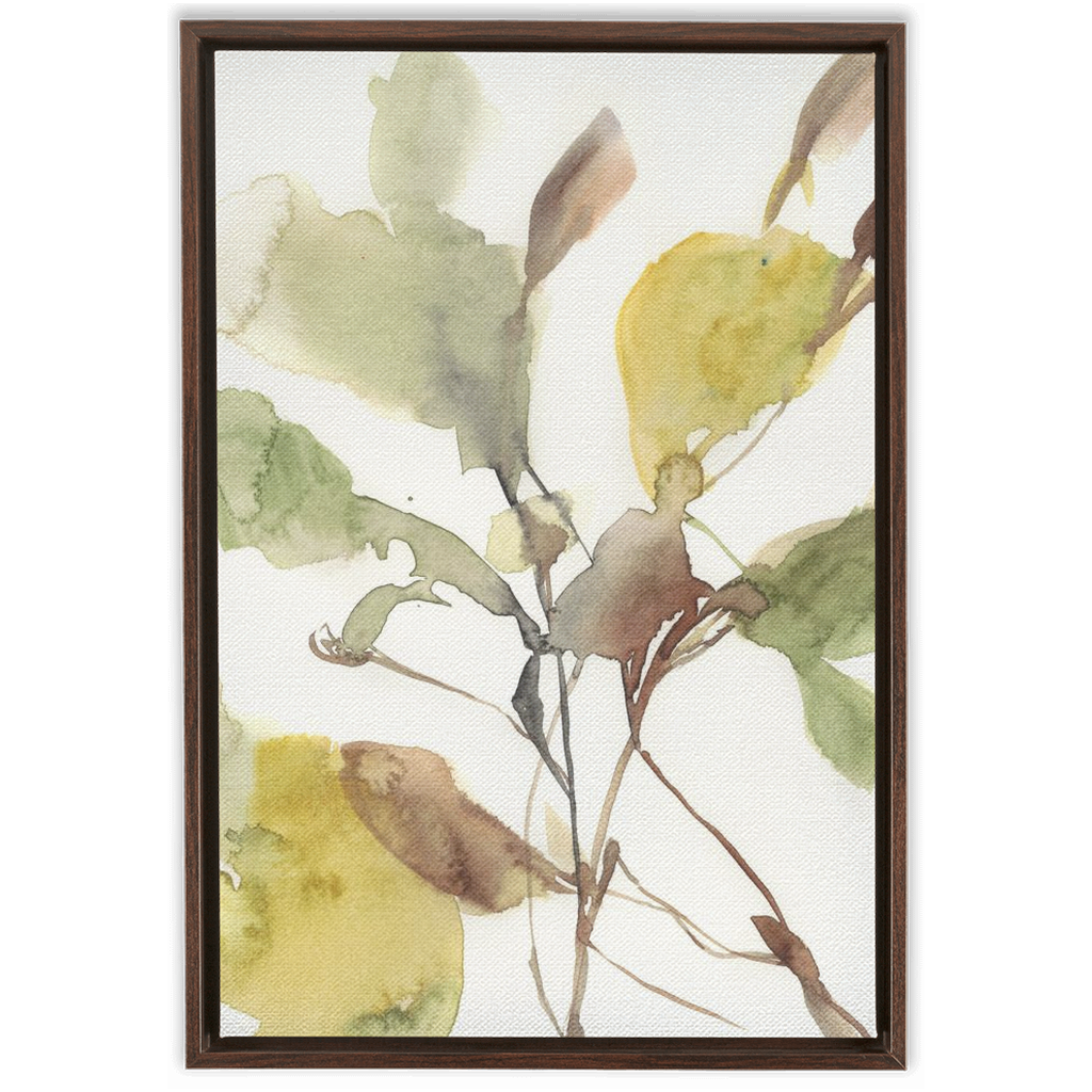 Ebbing Leaves II Canvas