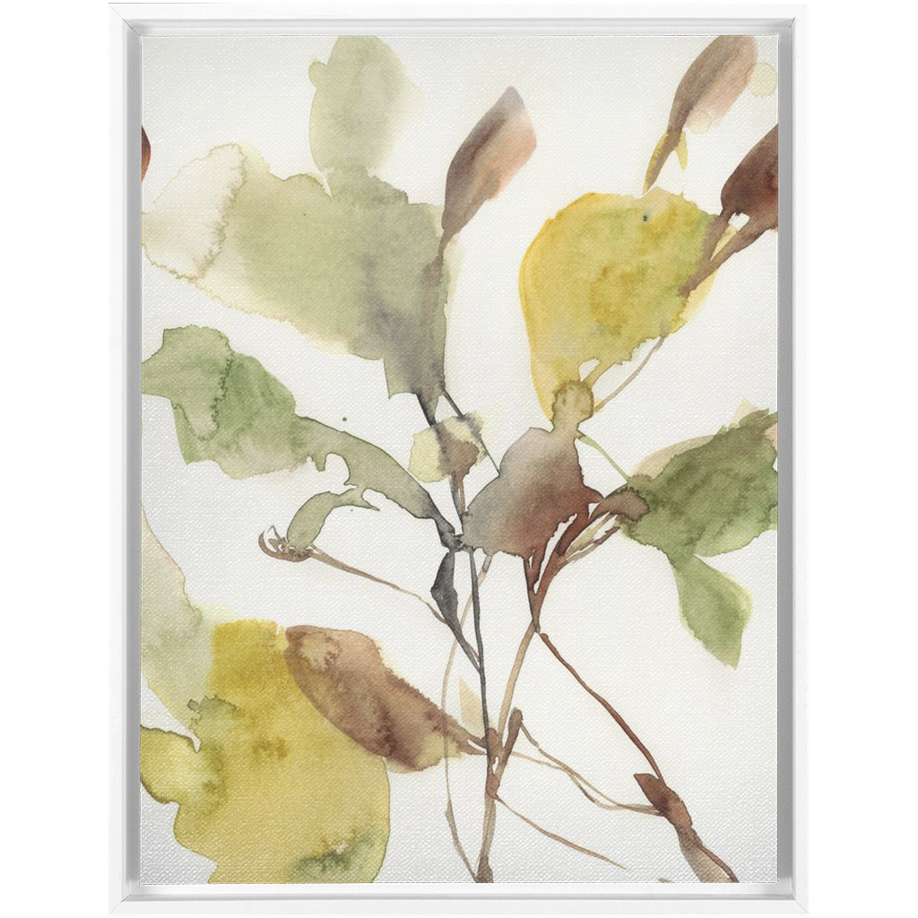 Ebbing Leaves II Canvas