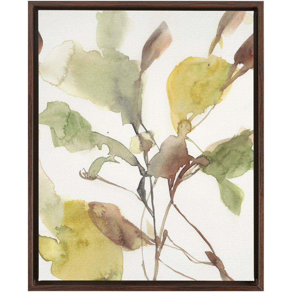 Ebbing Leaves II Canvas
