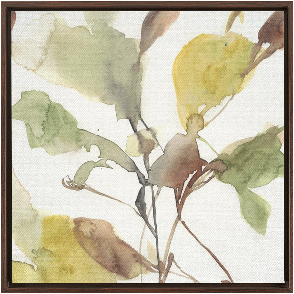 Ebbing Leaves II Canvas