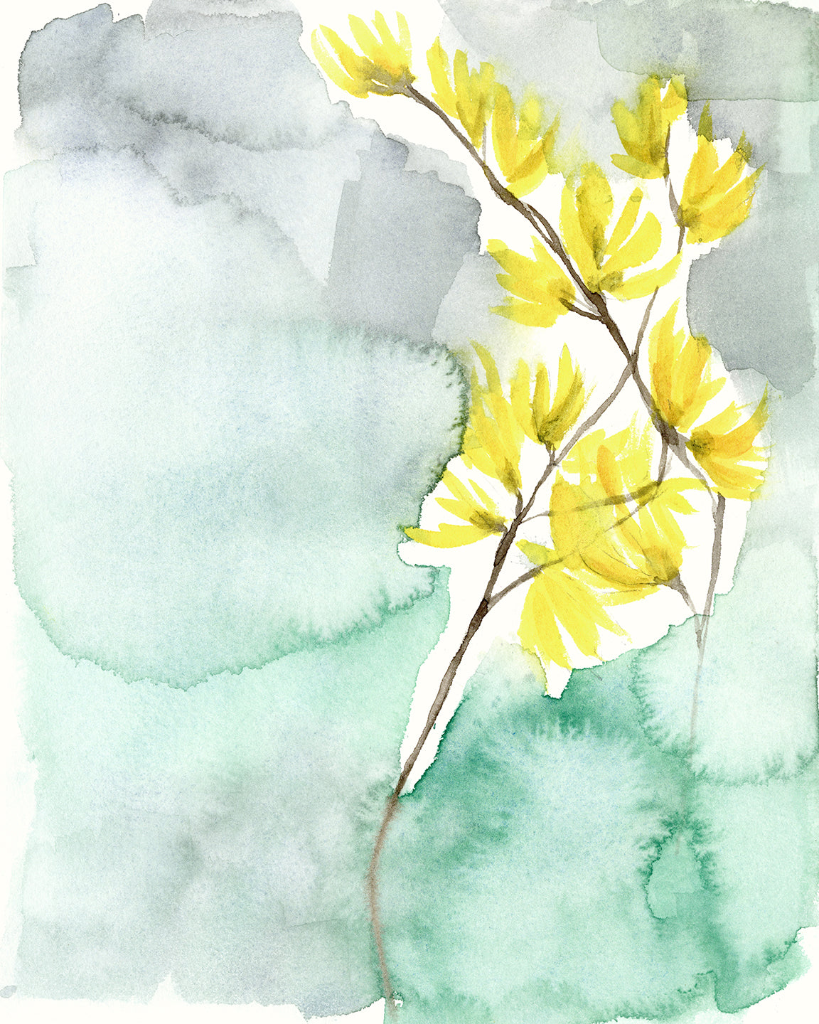 Favorite Forsythia I Original Art