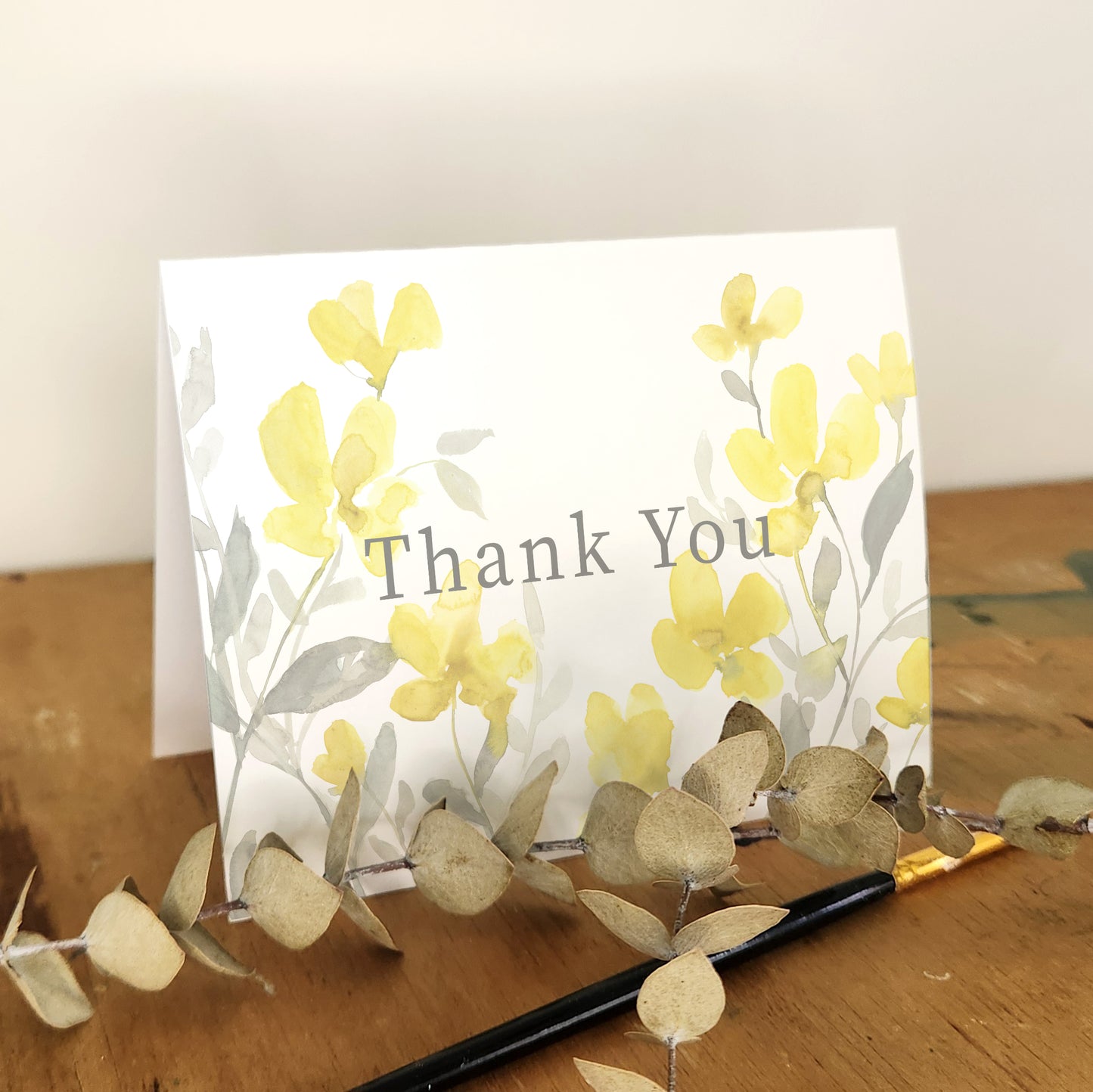 Sunny Flowers Thank You Card Sets