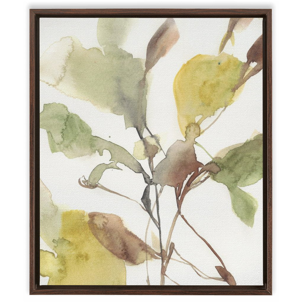 Ebbing Leaves II Canvas
