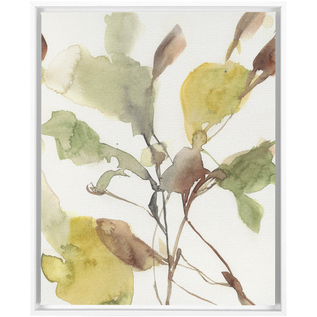Ebbing Leaves II Canvas