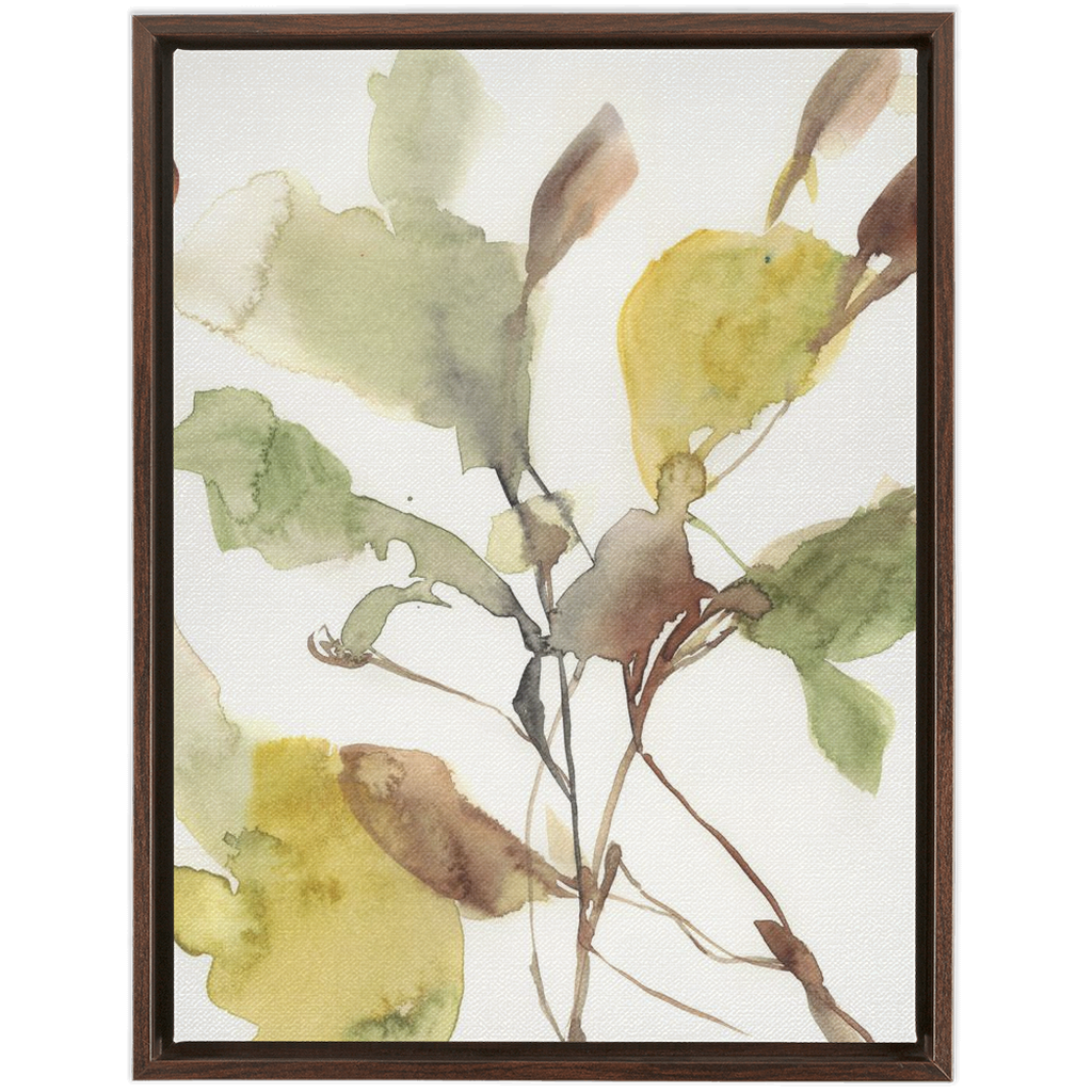 Ebbing Leaves II Canvas