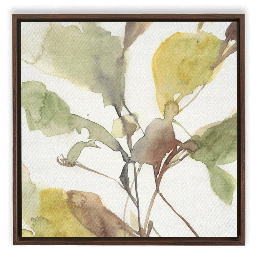 Ebbing Leaves II Canvas