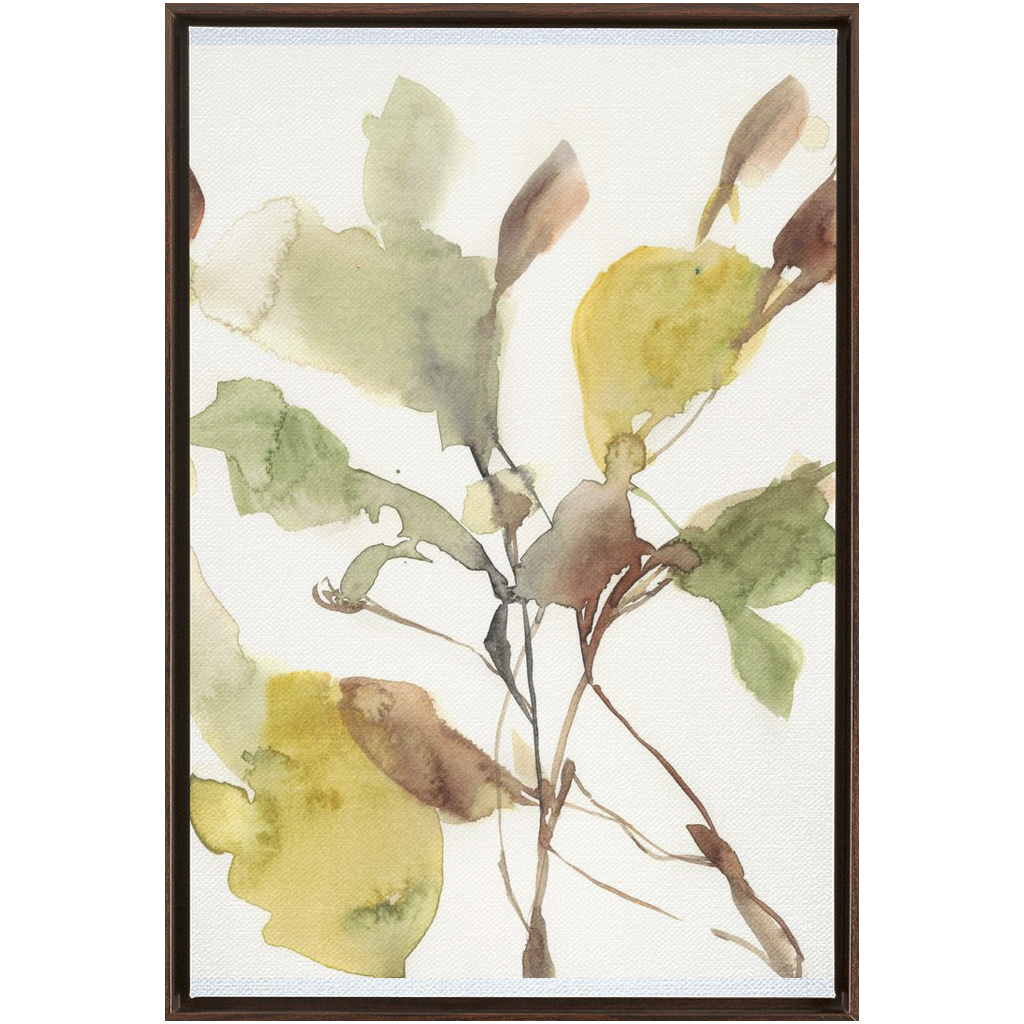 Ebbing Leaves II Canvas