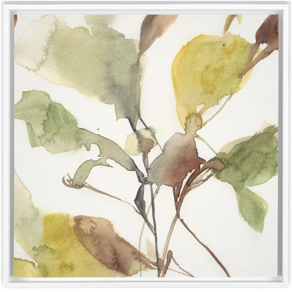 Ebbing Leaves II Canvas
