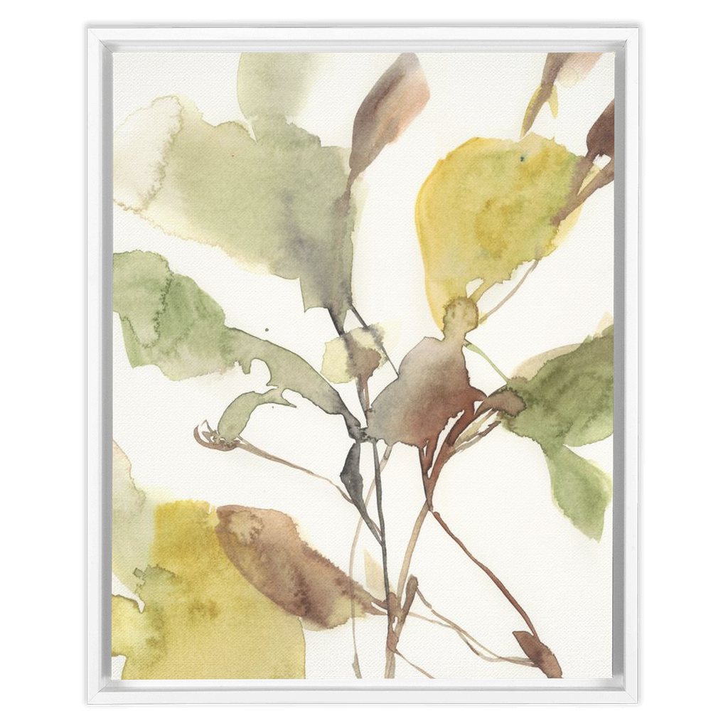 Ebbing Leaves II Canvas