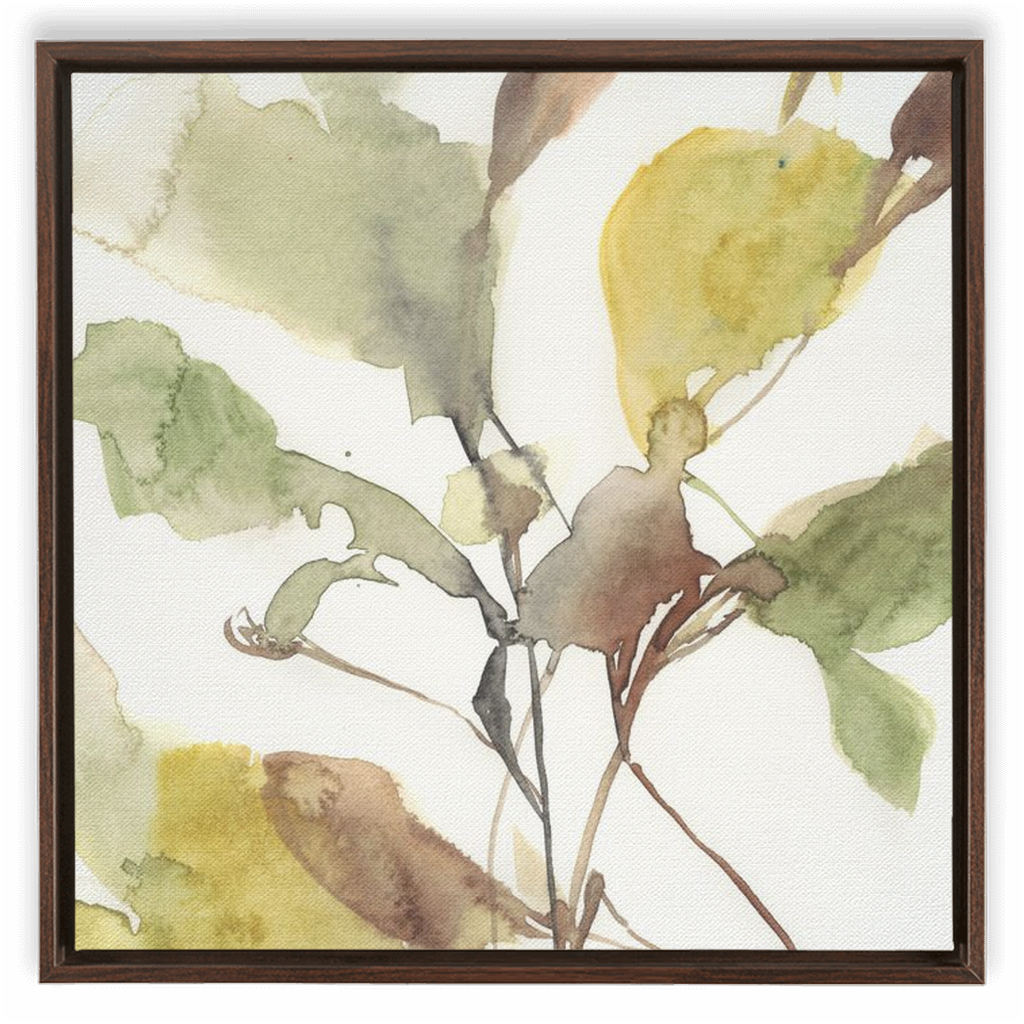 Ebbing Leaves II Canvas