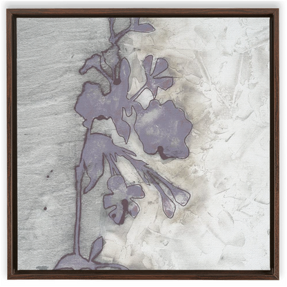 Lavender Floral Silhouette II