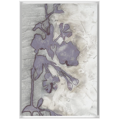 Lavender Floral Silhouette II