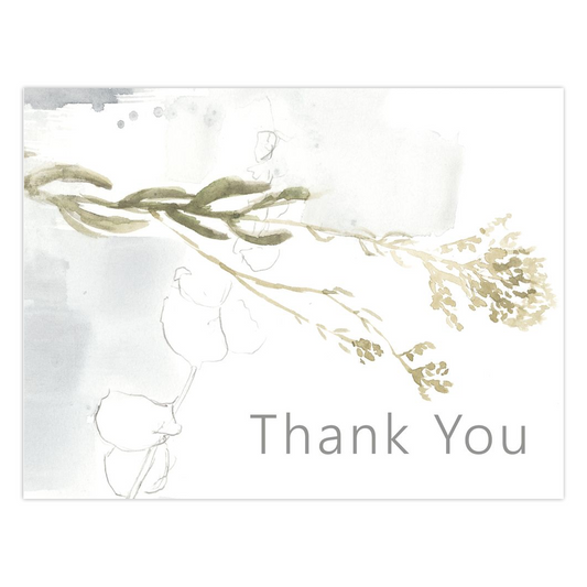 Eucalyptus Breath Thank You Card Sets