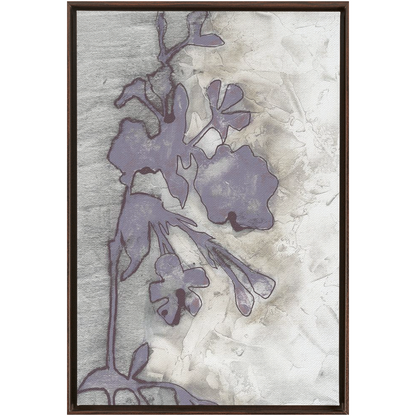 Lavender Floral Silhouette II