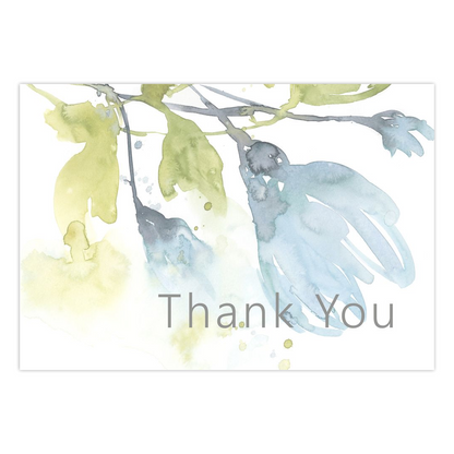 Cerulean Splash Thank You Card Sets