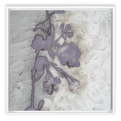 Lavender Floral Silhouette II