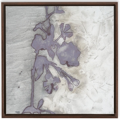 Lavender Floral Silhouette II