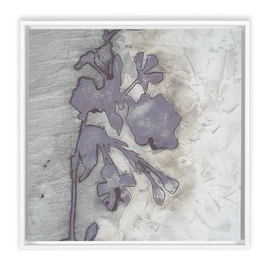 Lavender Floral Silhouette II