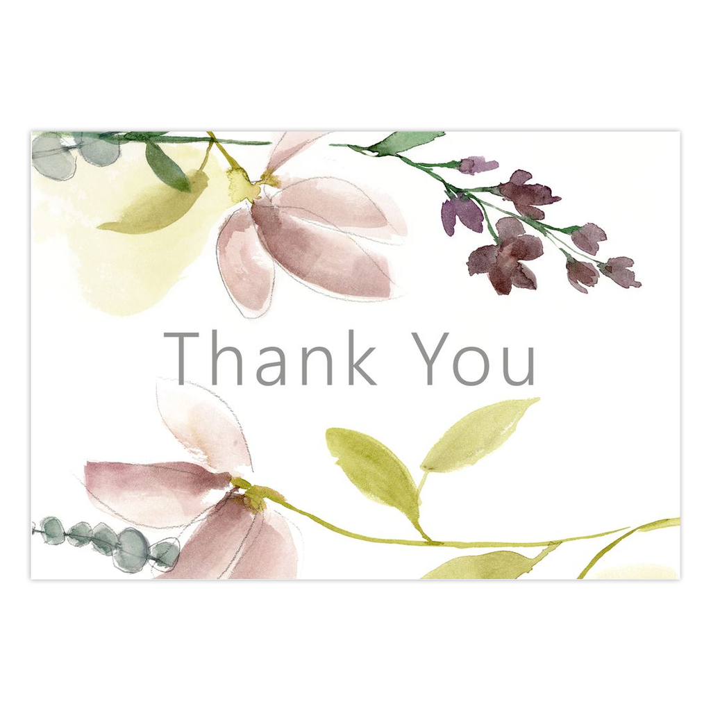 Floral Arrangement Thank You Card Sets