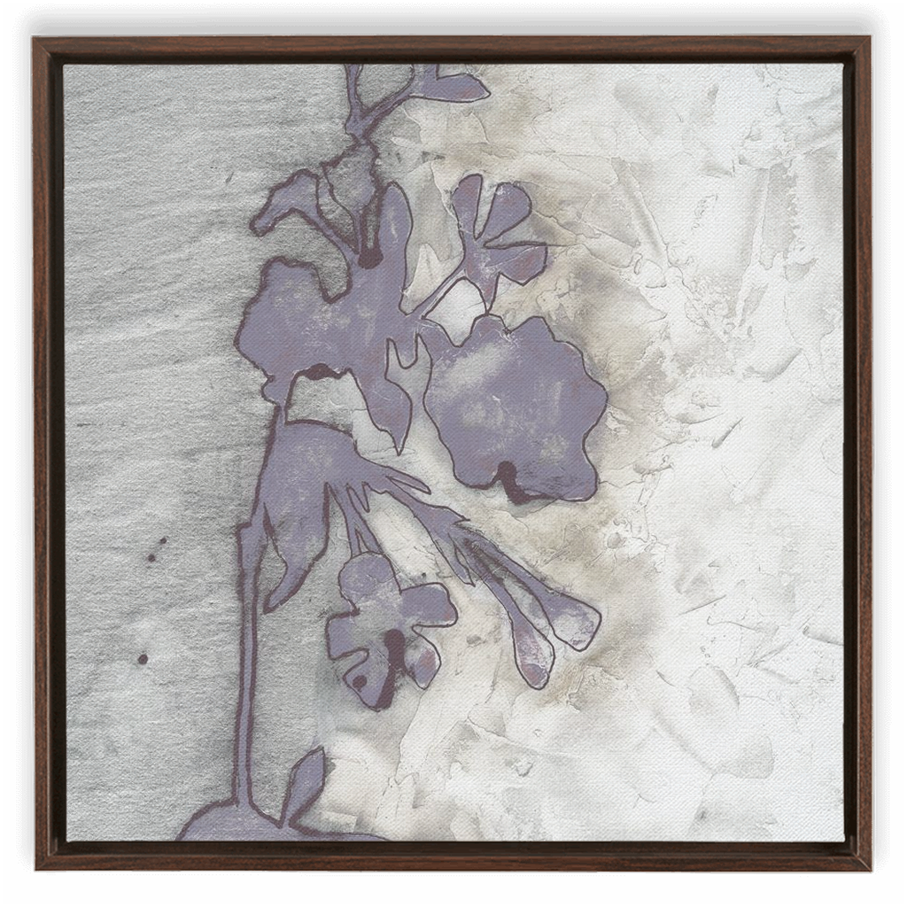 Lavender Floral Silhouette II