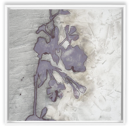 Lavender Floral Silhouette II