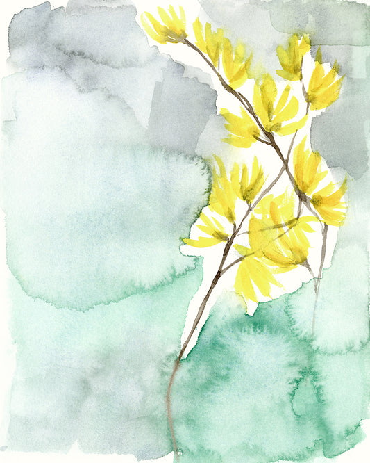 Favorite Forsythia I Original Art