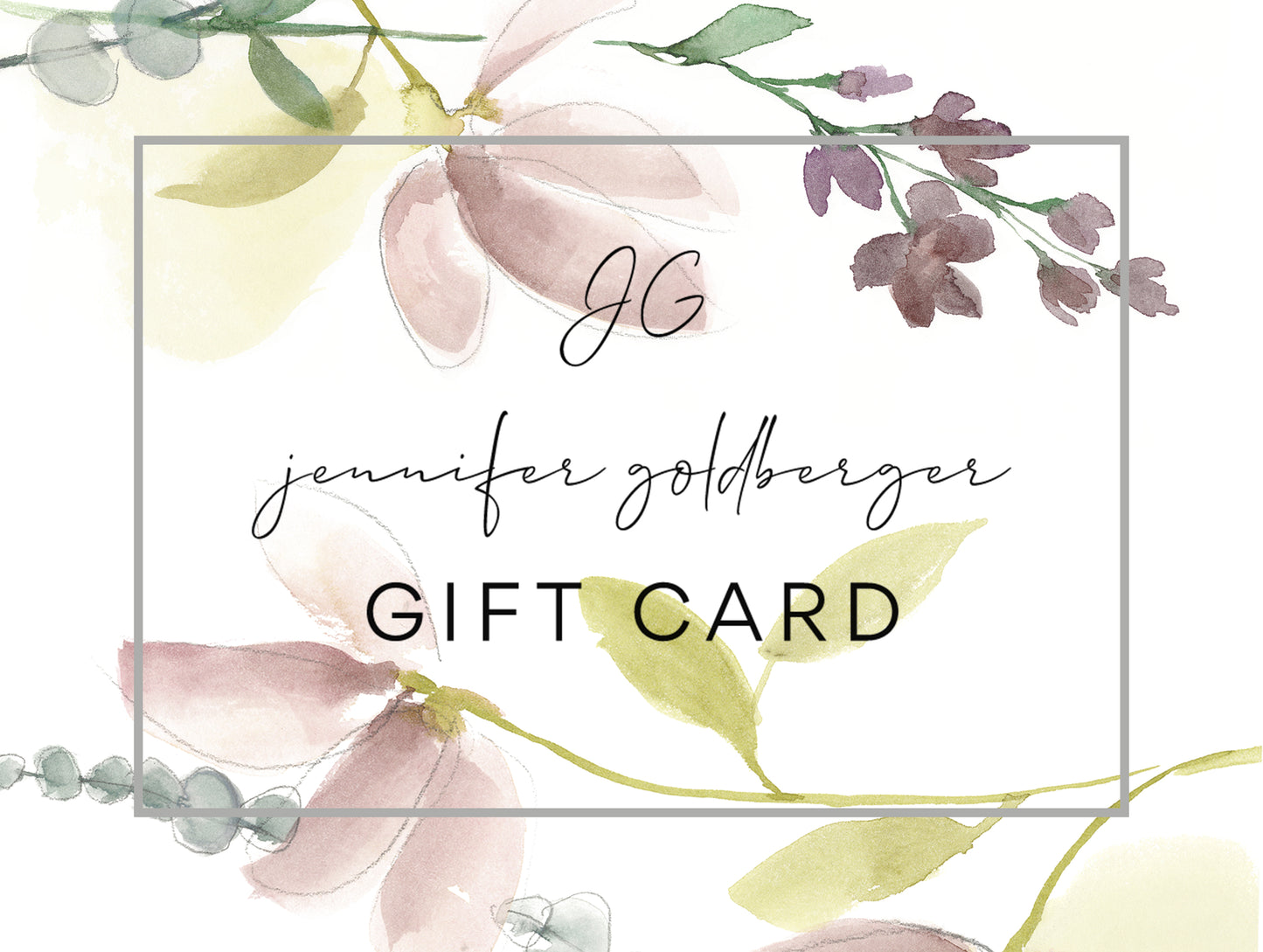 Jennifer Goldberger Art Gift Card