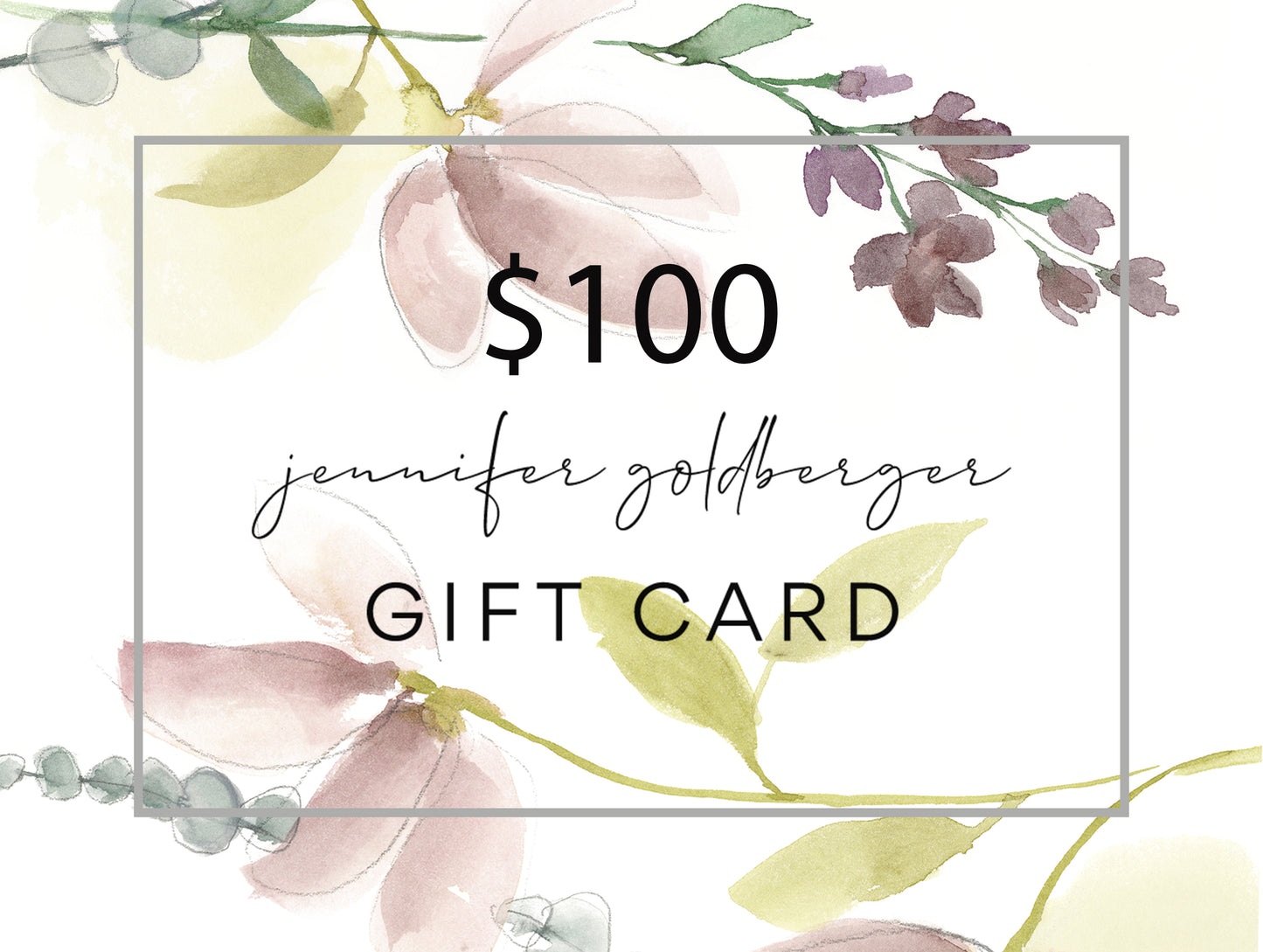 Jennifer Goldberger Art Gift Card