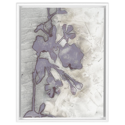 Lavender Floral Silhouette II