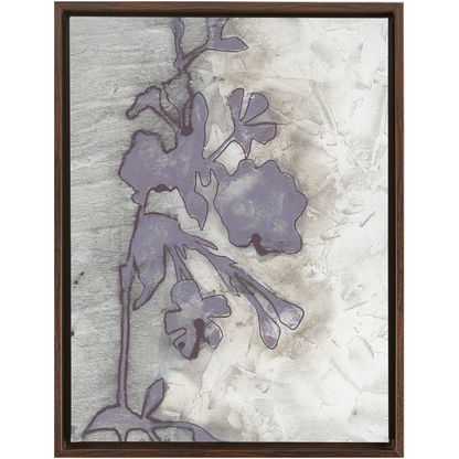 Lavender Floral Silhouette II